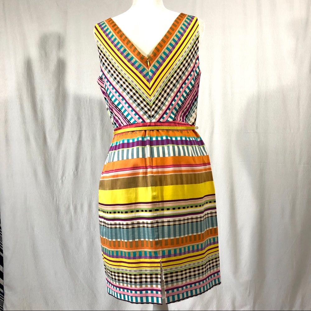 London Times Multicolored Print Sleeveless Dress - Picture 5 of 8